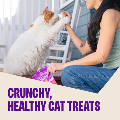 Kittles Crunchy Natural Grain Free Cat Treats, Chicken & Cranberry, 2-Ounce Bag
