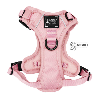 Dog Step-in Harness - Dusty Rose